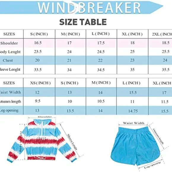 Women Lightweight Windbreaker Suit Outdoor Hiking Hooded Jacket with Liner Size - Picture 3 of 8